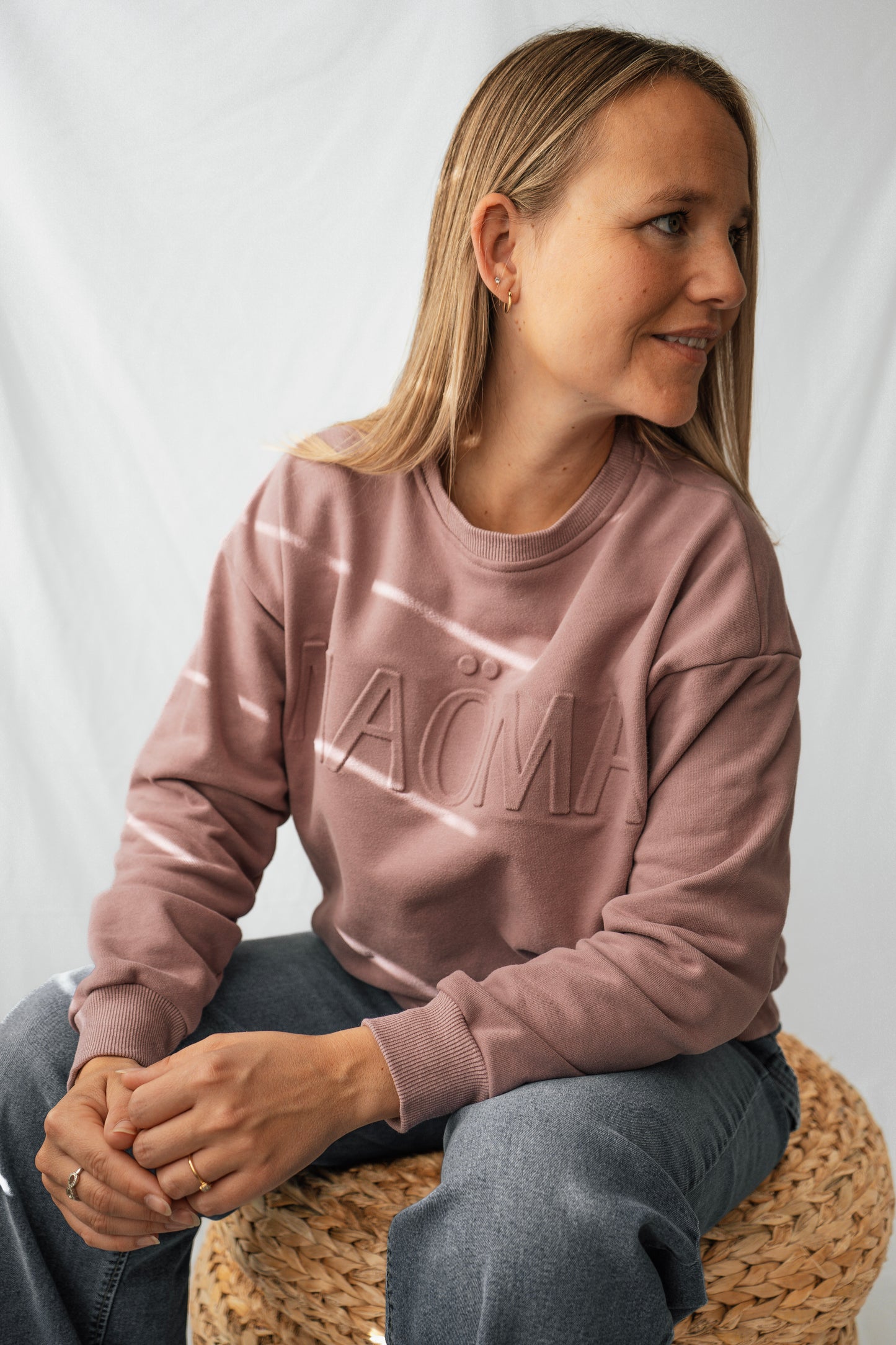 Crewneck terry pour femme MAÖMA - Violine