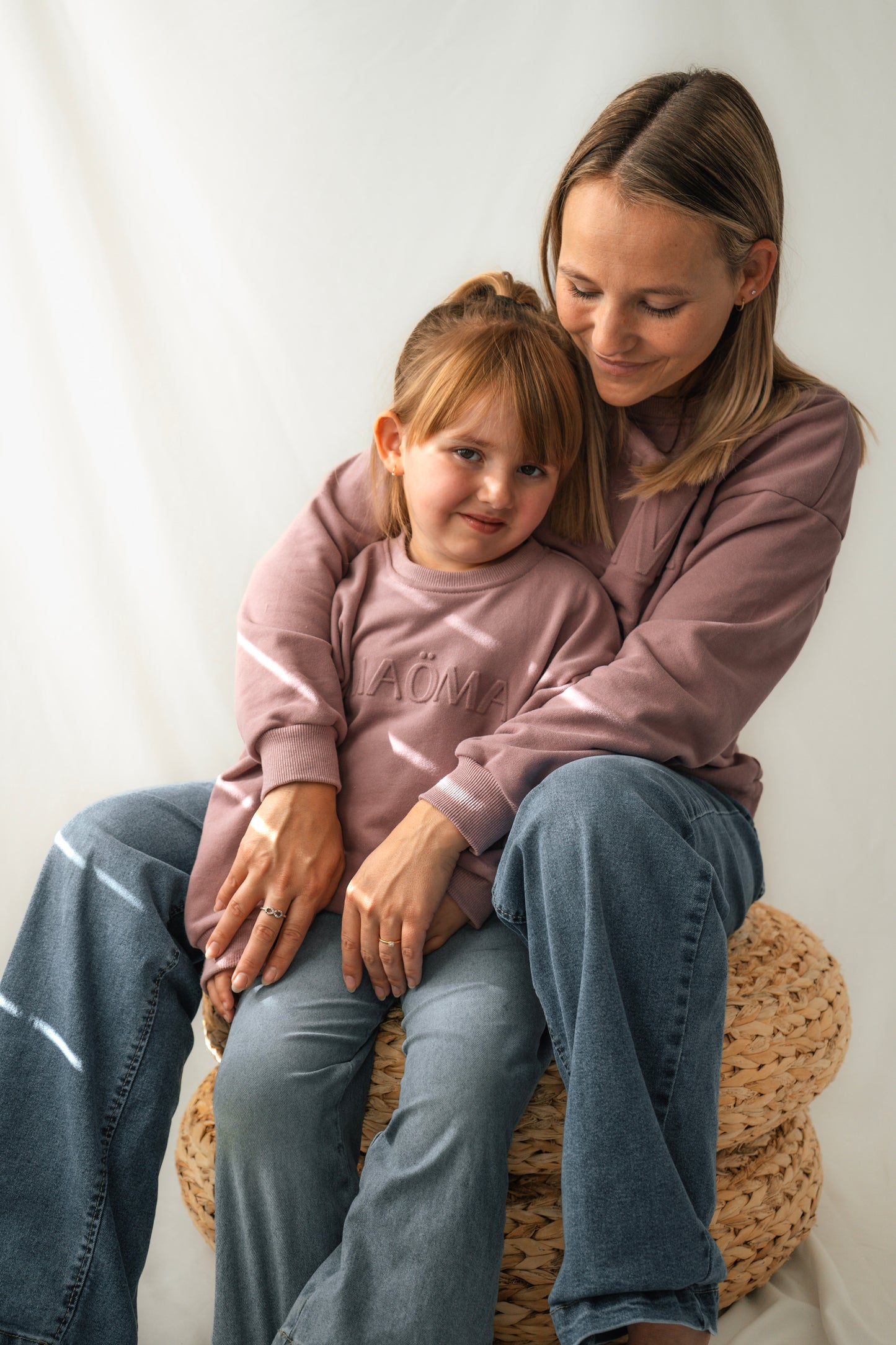 Crewneck terry pour femme MAÖMA - Violine