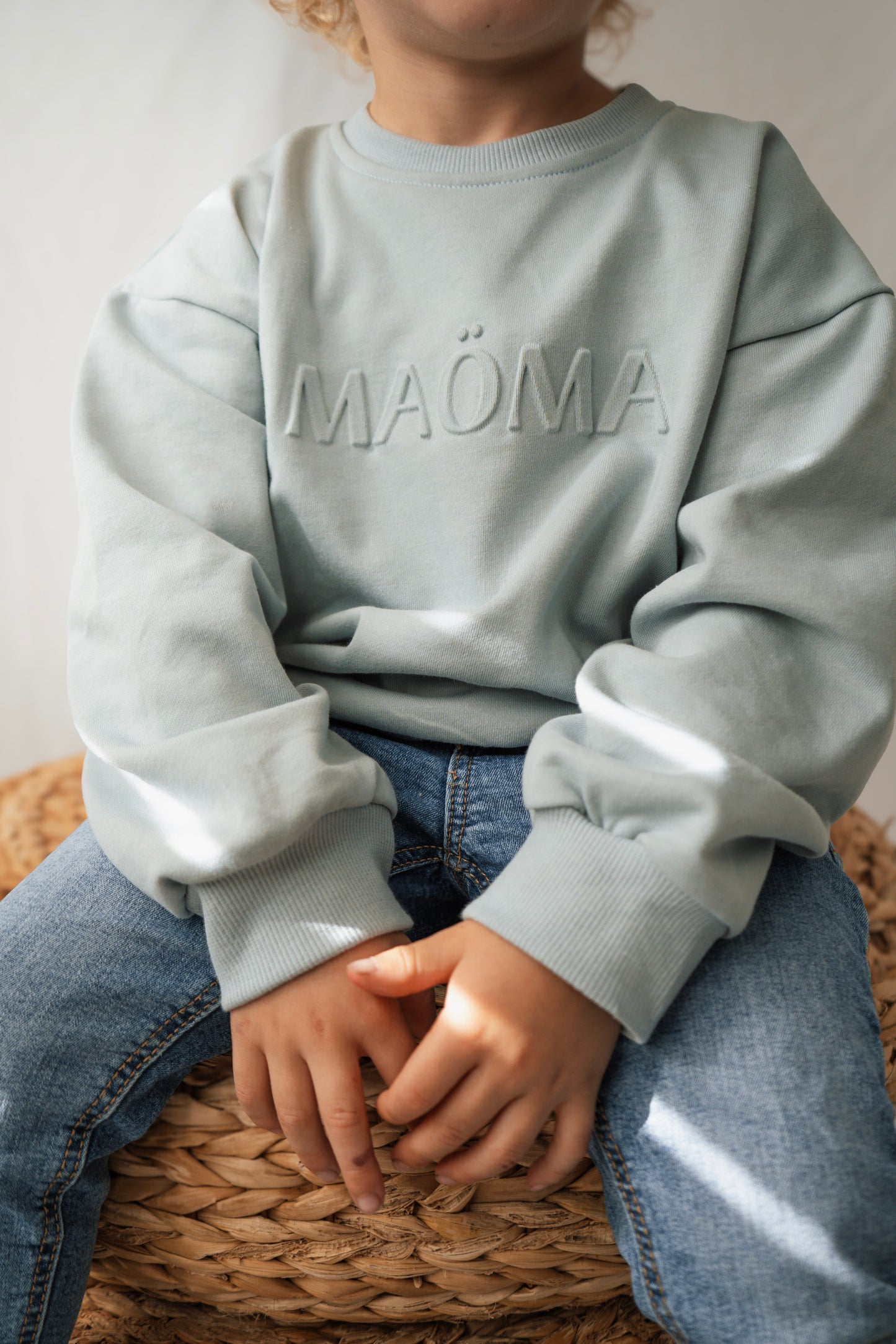 Crewneck terry pour enfant MAÖMA - Storm