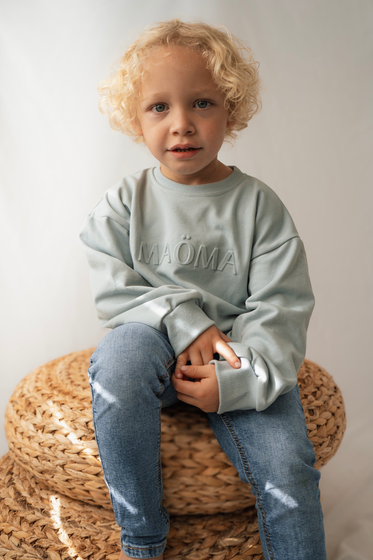 Crewneck terry pour enfant MAÖMA - Storm