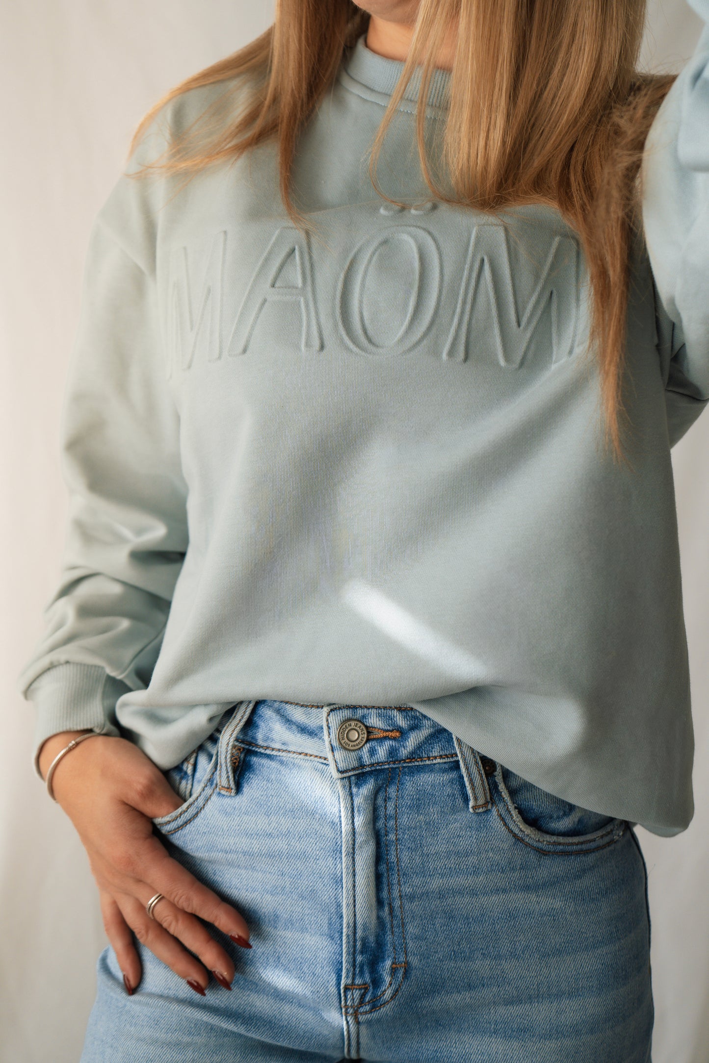 Crewneck terry pour femme MAÖMA - Storm