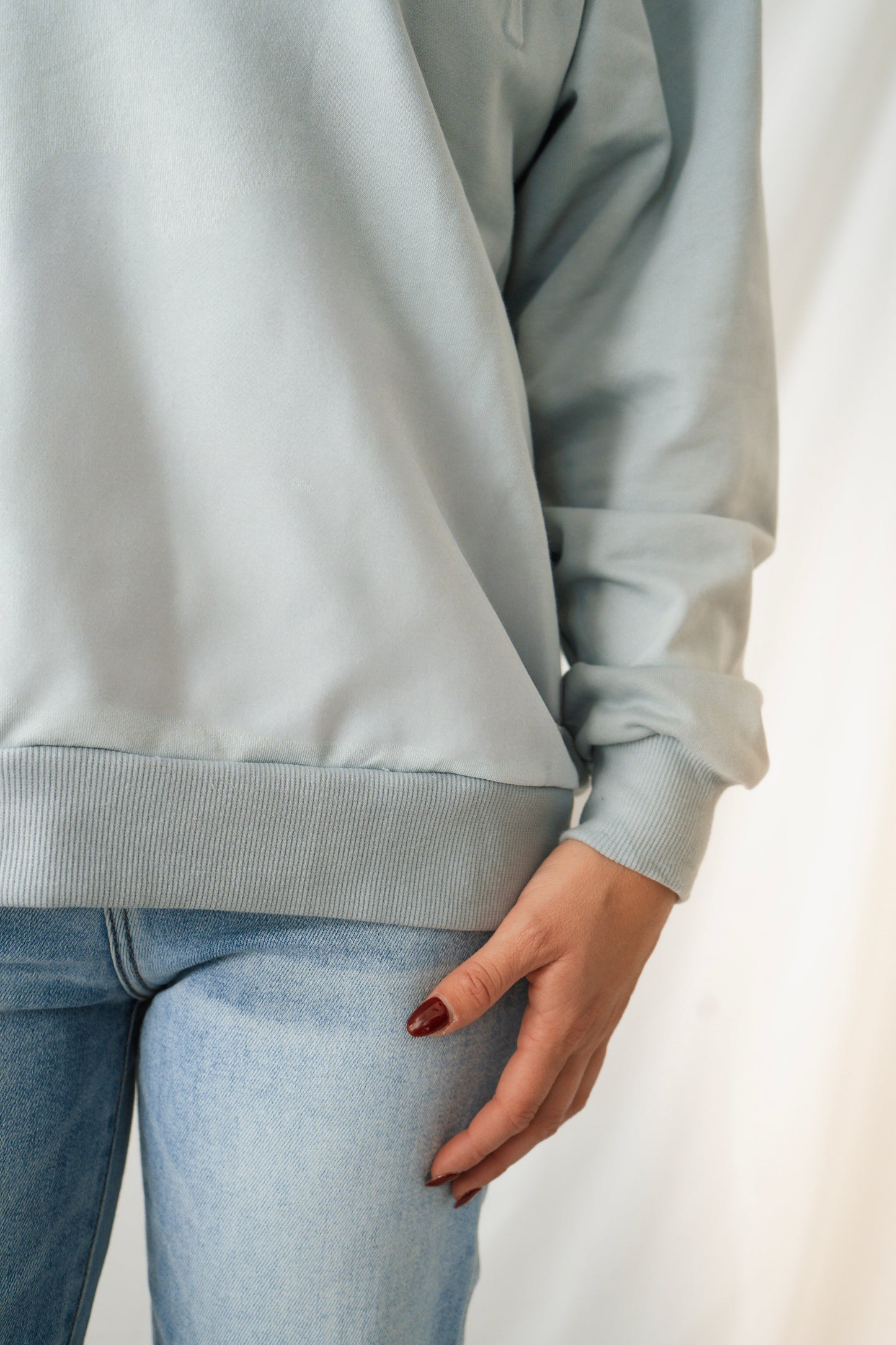 Crewneck terry pour femme MAÖMA - Storm