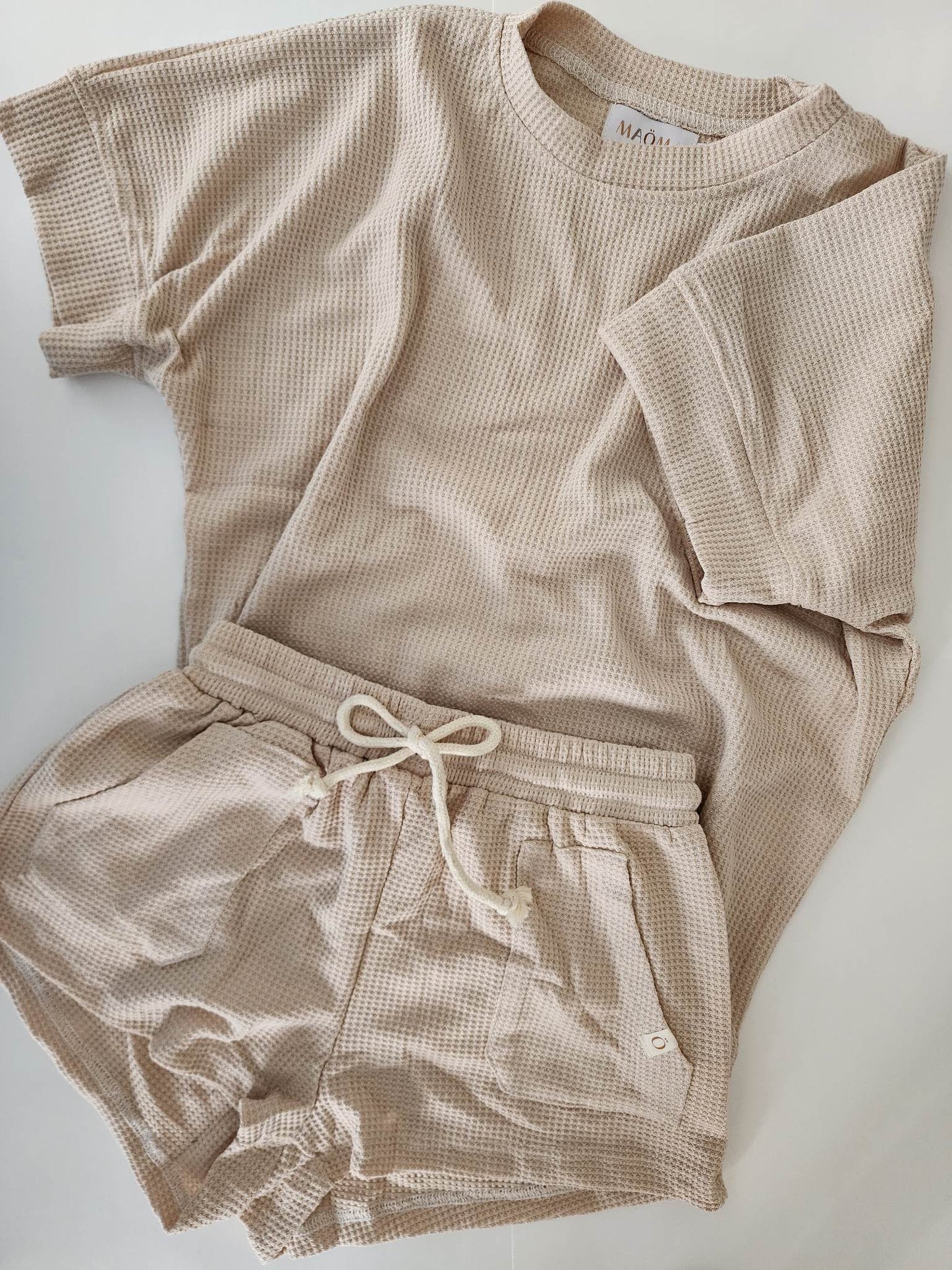 Ensemble gaufré à 2 pièces pour femme