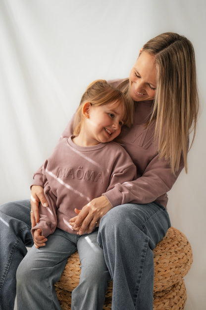 Crewneck terry pour enfant MAÖMA - Violine