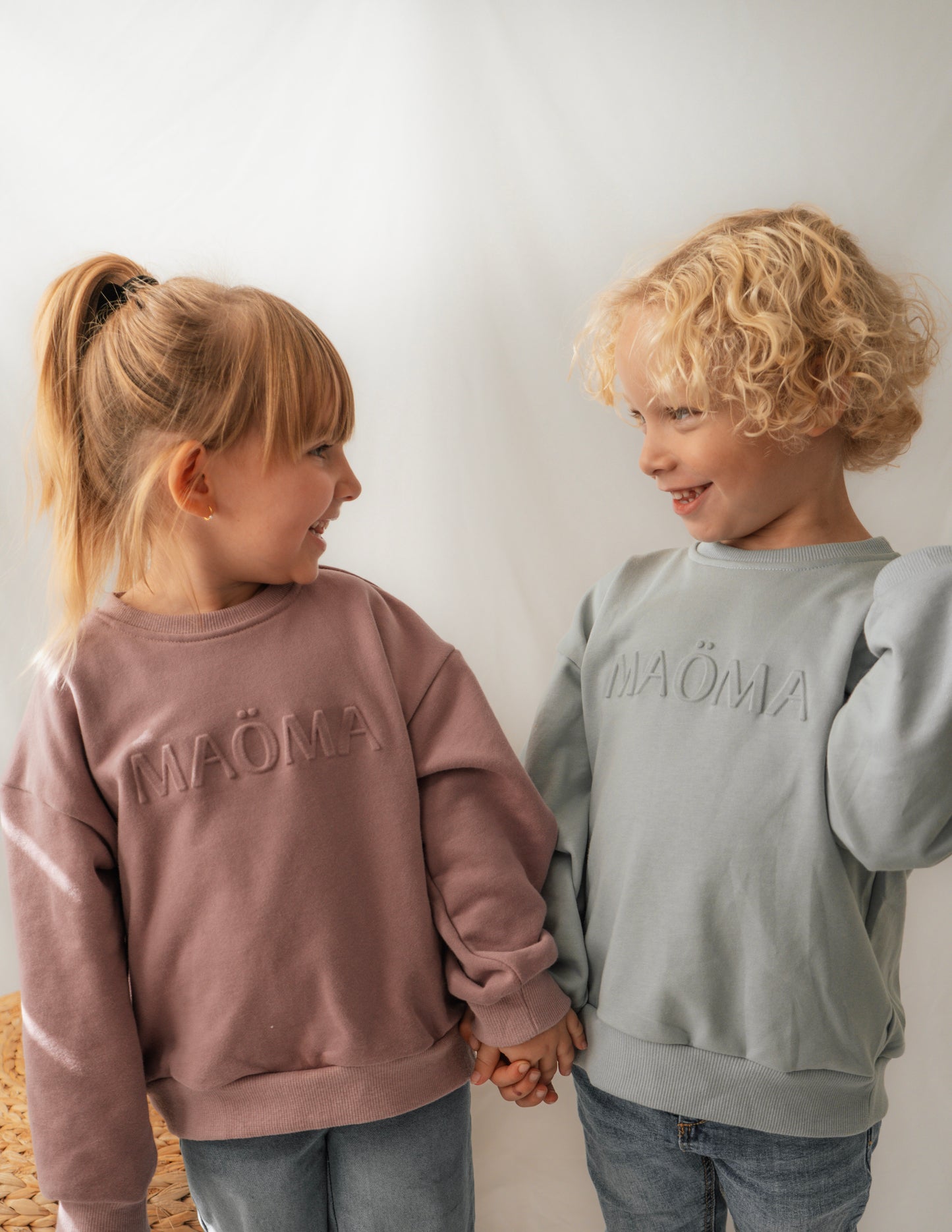 Crewneck terry pour enfant MAÖMA - Storm