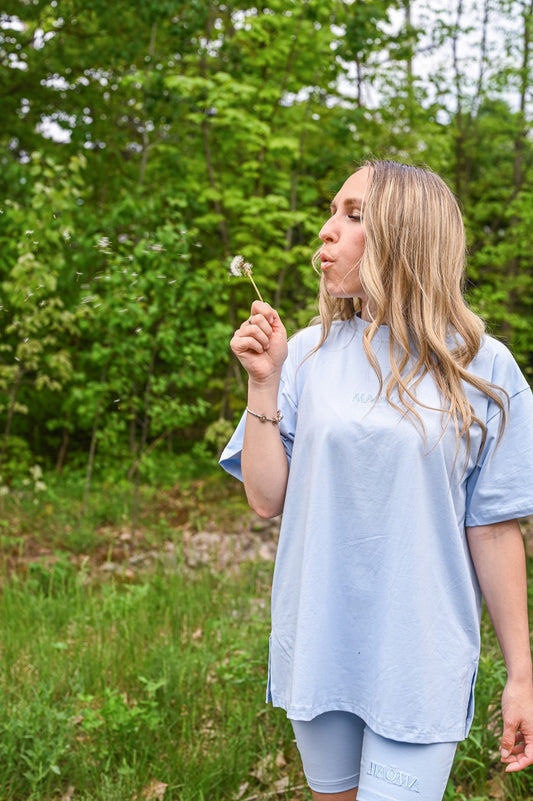 T-shirt oversized uni pour femme